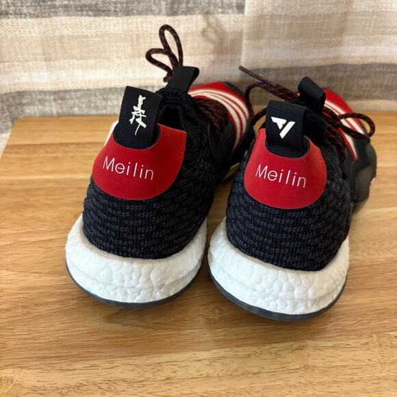 Adidas Trae Young 2 Black and Red Basketball Shoes Size 8.5 - Picture 6 of 8